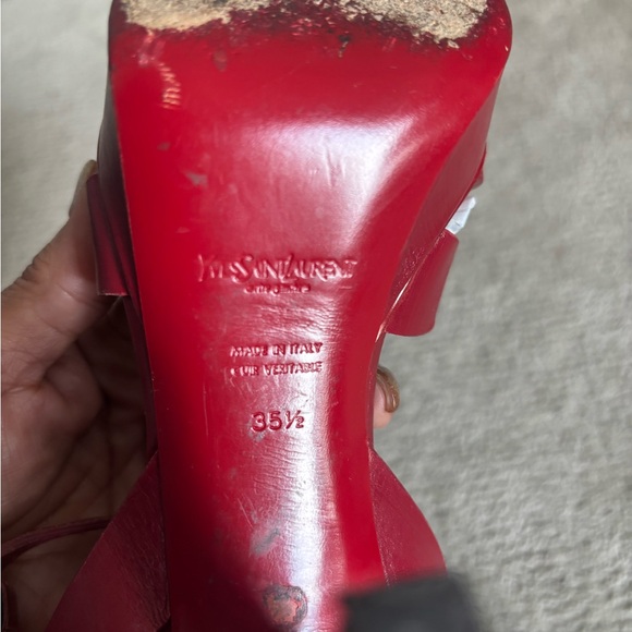 YSL, vintage heeled, 3”, GUC - Picture 4 of 7